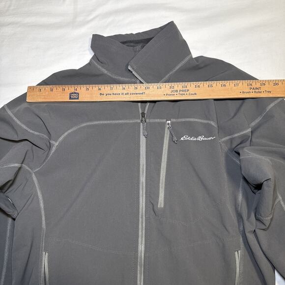 Eddie Bauer First Ascent Full Zip Jacket Stretch Gray Lightweight Mens Sz M EUC - Picture 5 of 16